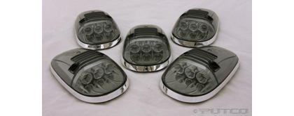 Putco Smoked LED Replacement Roof Cab Lights 99-02 Dodge Ram